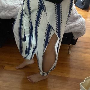 Open leg beach pant